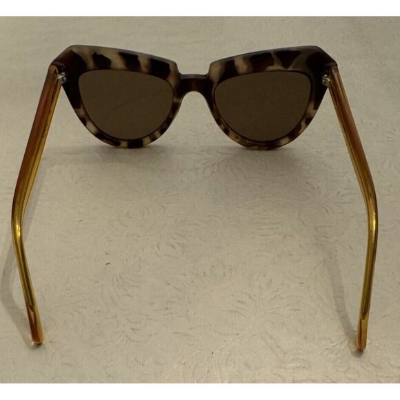 Komono Sunglasses Women's Stella Amber Tortoise Shell Cat Eye Frames - Picture 3 of 5